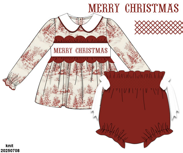 Christmas Vintage Toile