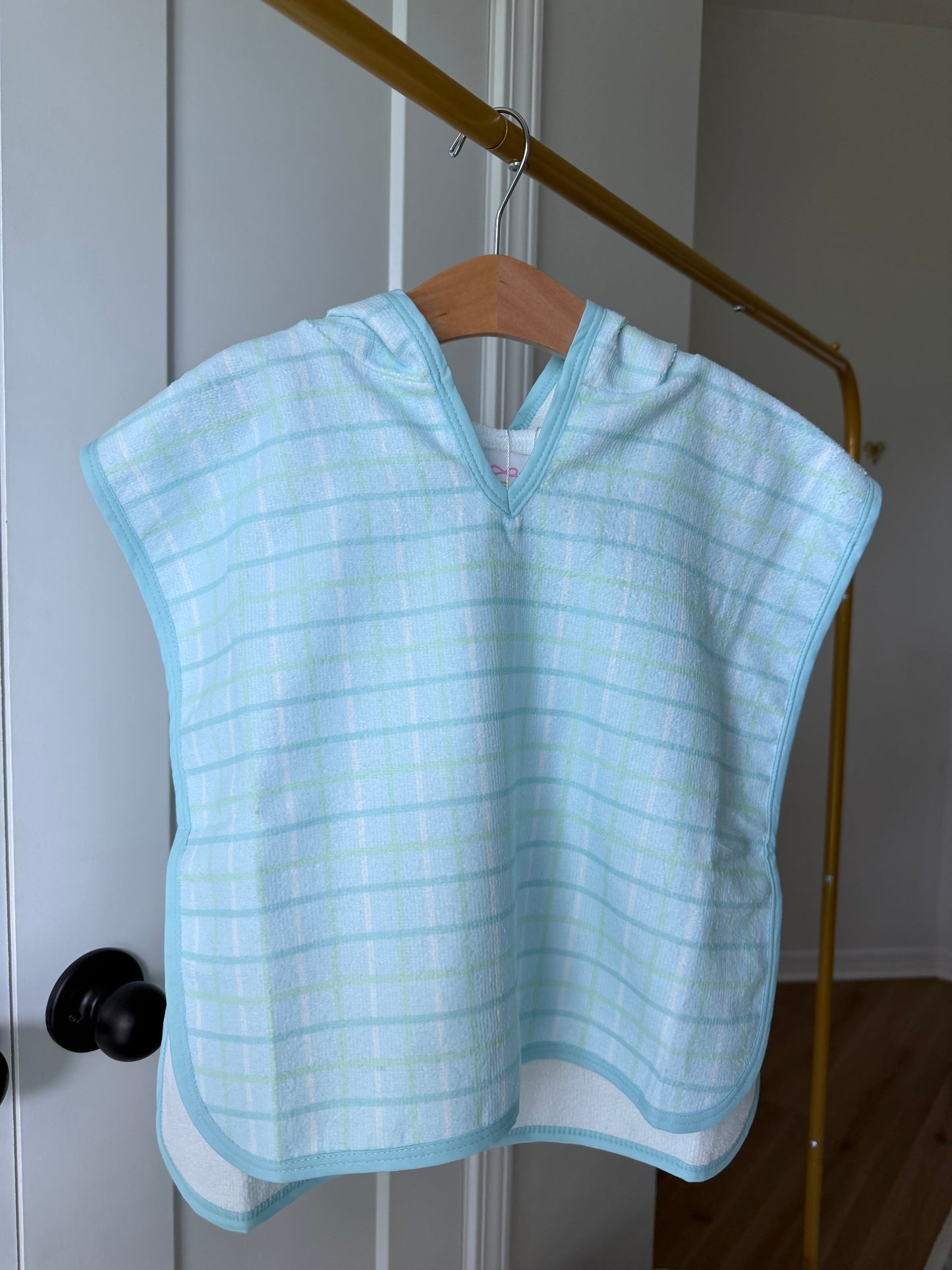 plaid towel cover up FINAL SALE