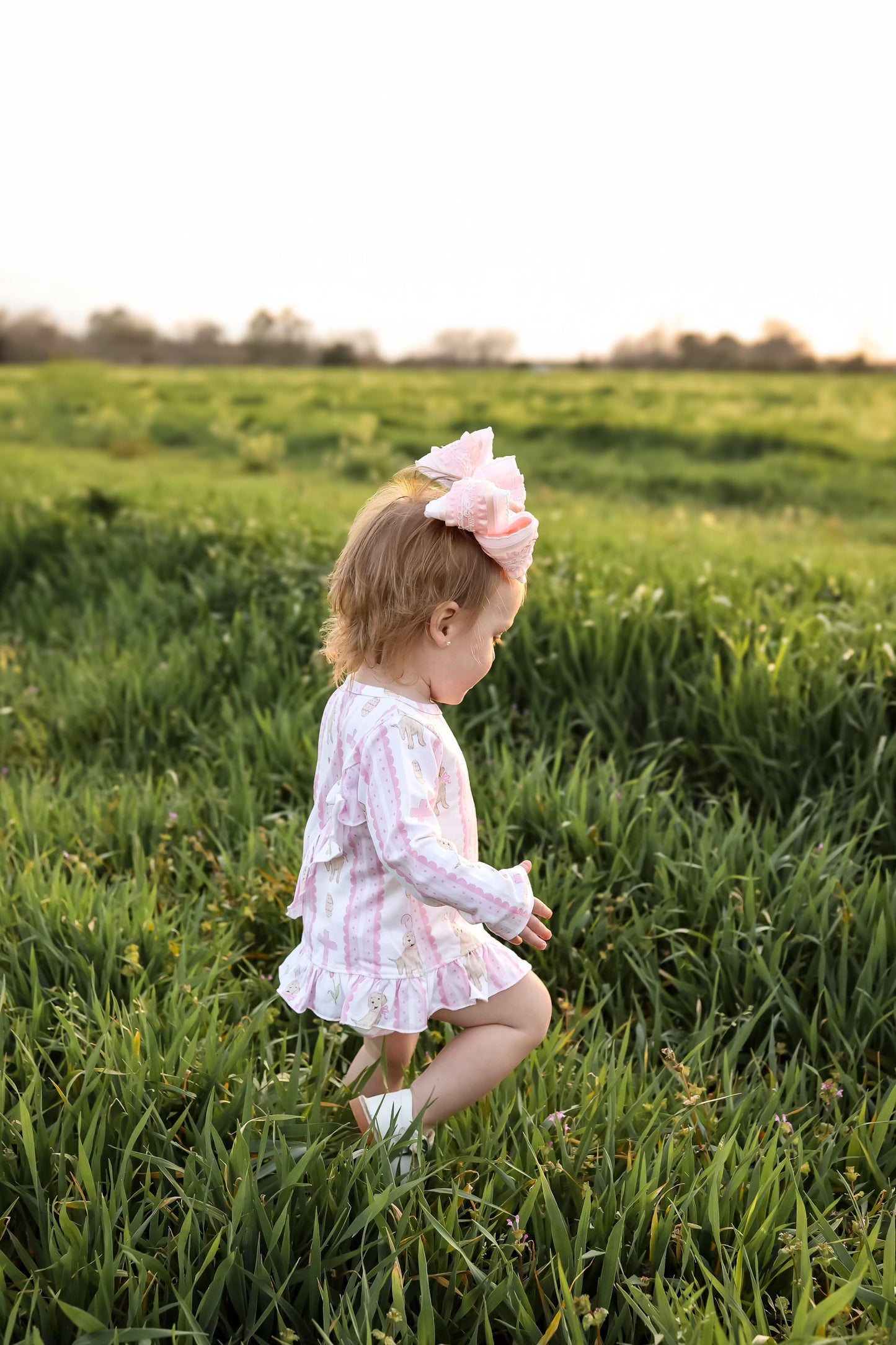 Easter Pups Diaper Set