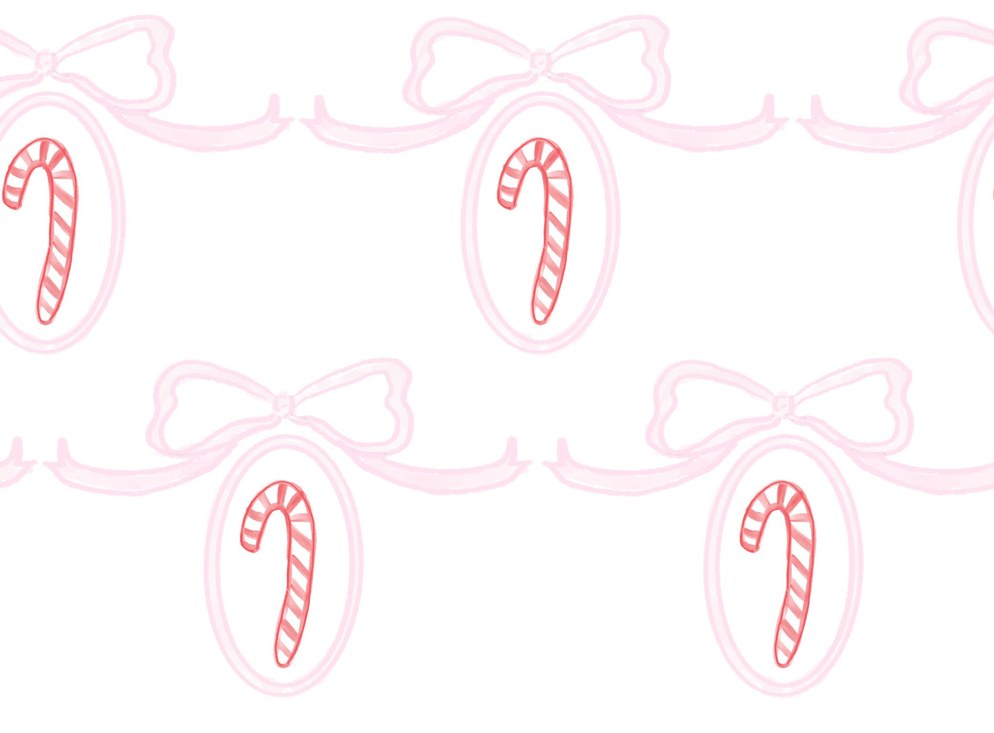Candy Cane Bows