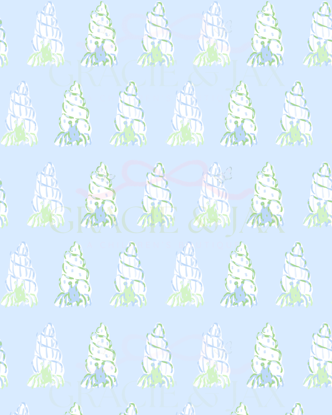 Watercolor Crab swim two piece set (eta June)