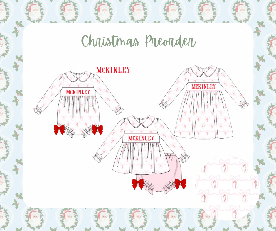 Candy Cane Bows