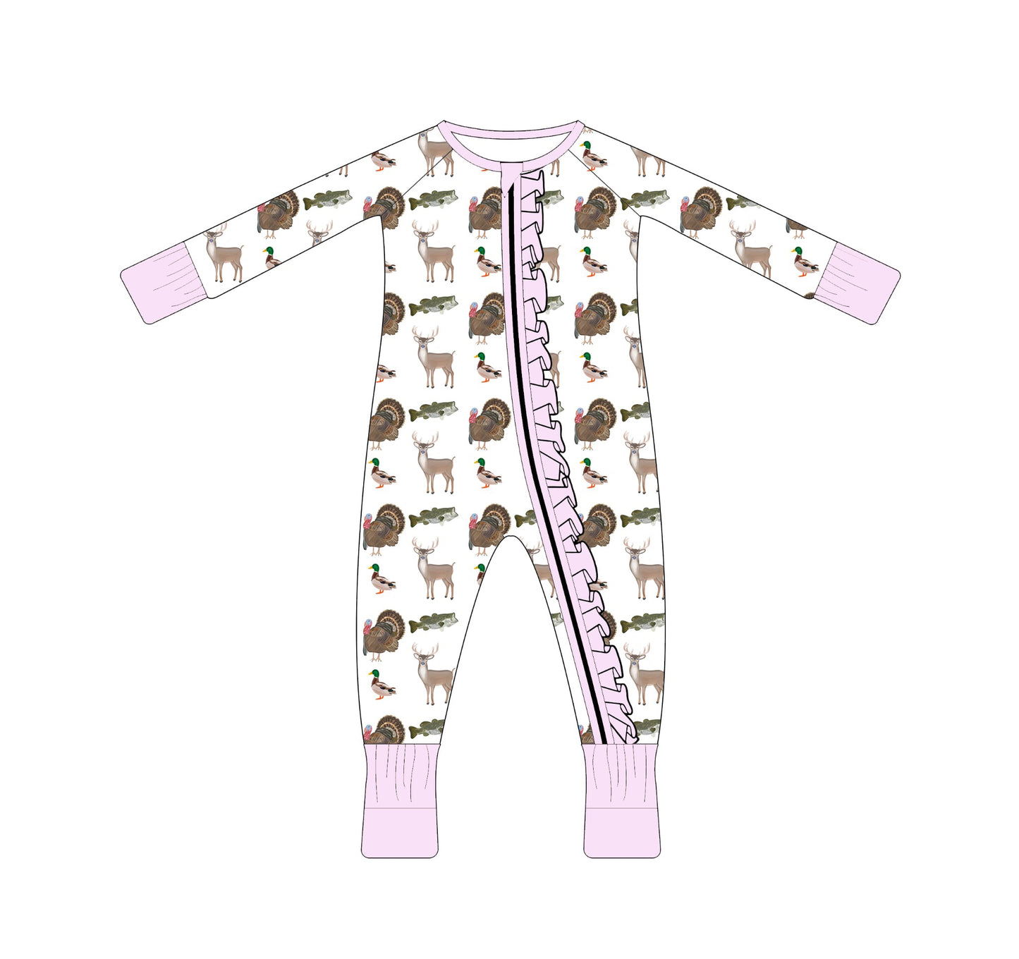 girls hunting season bamboo zippy