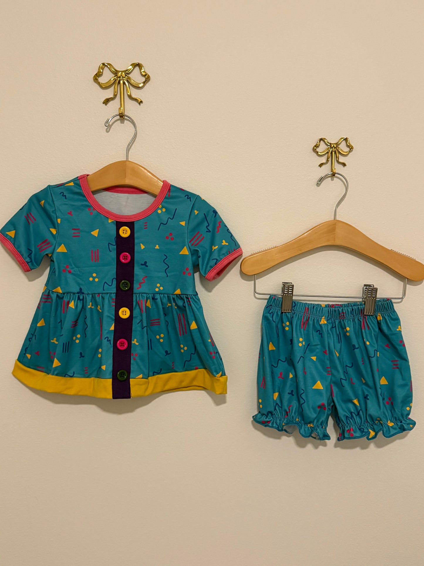 GIRLS 90S BLOOMER SET