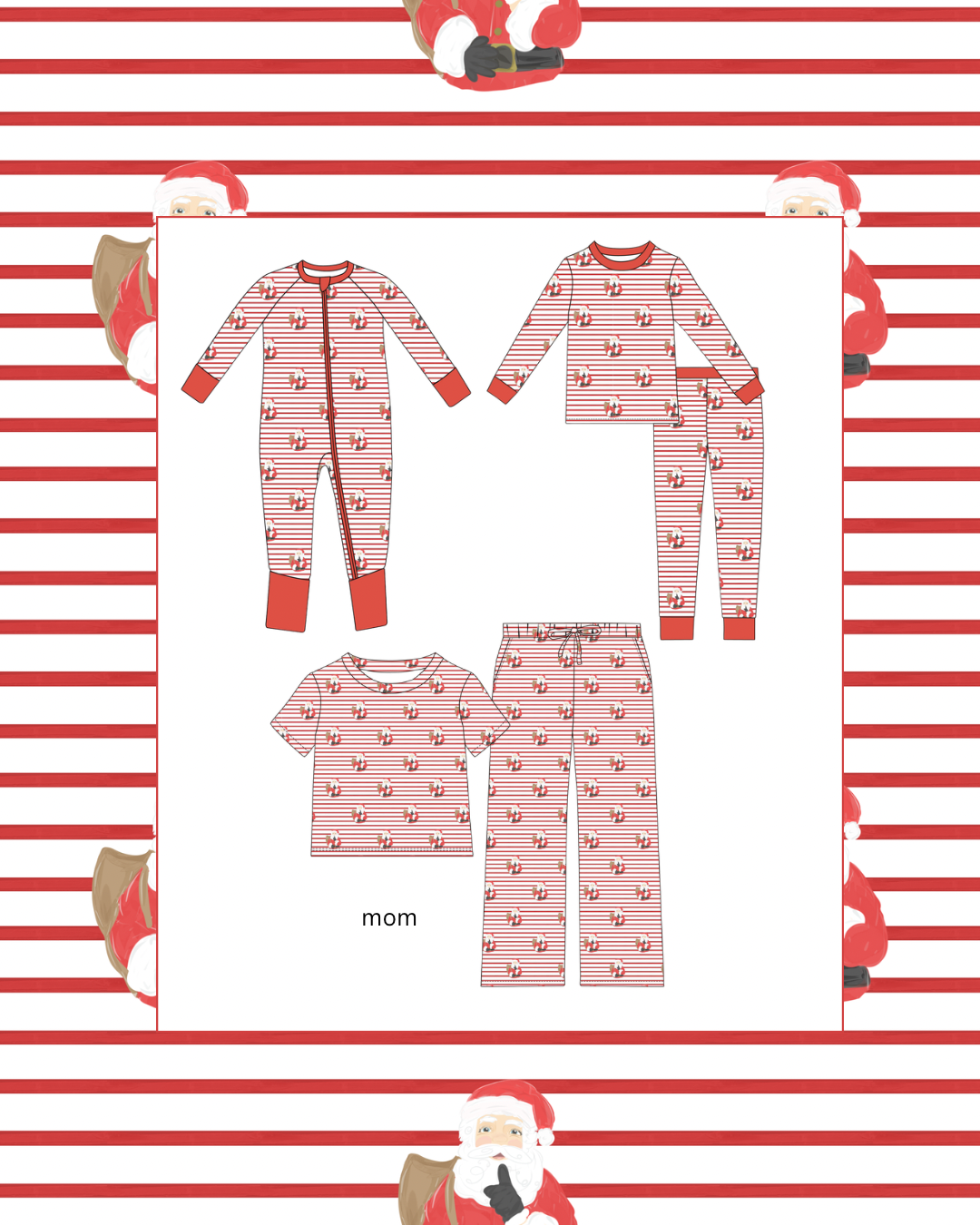 Santa Bamboo zippy (ETA Nov)
