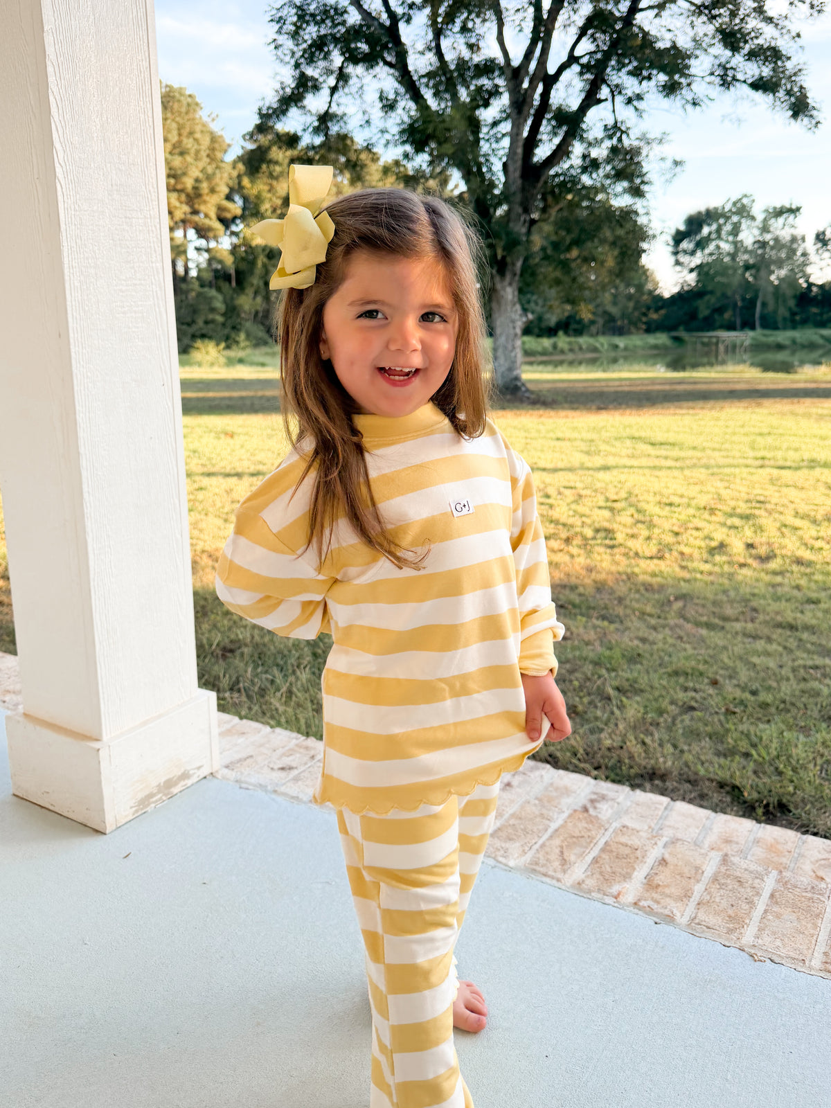 Mom & Me Yellow Stripe Set (ETA JAN)