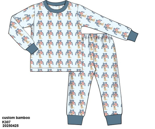 Patriotic Goldens two piece set