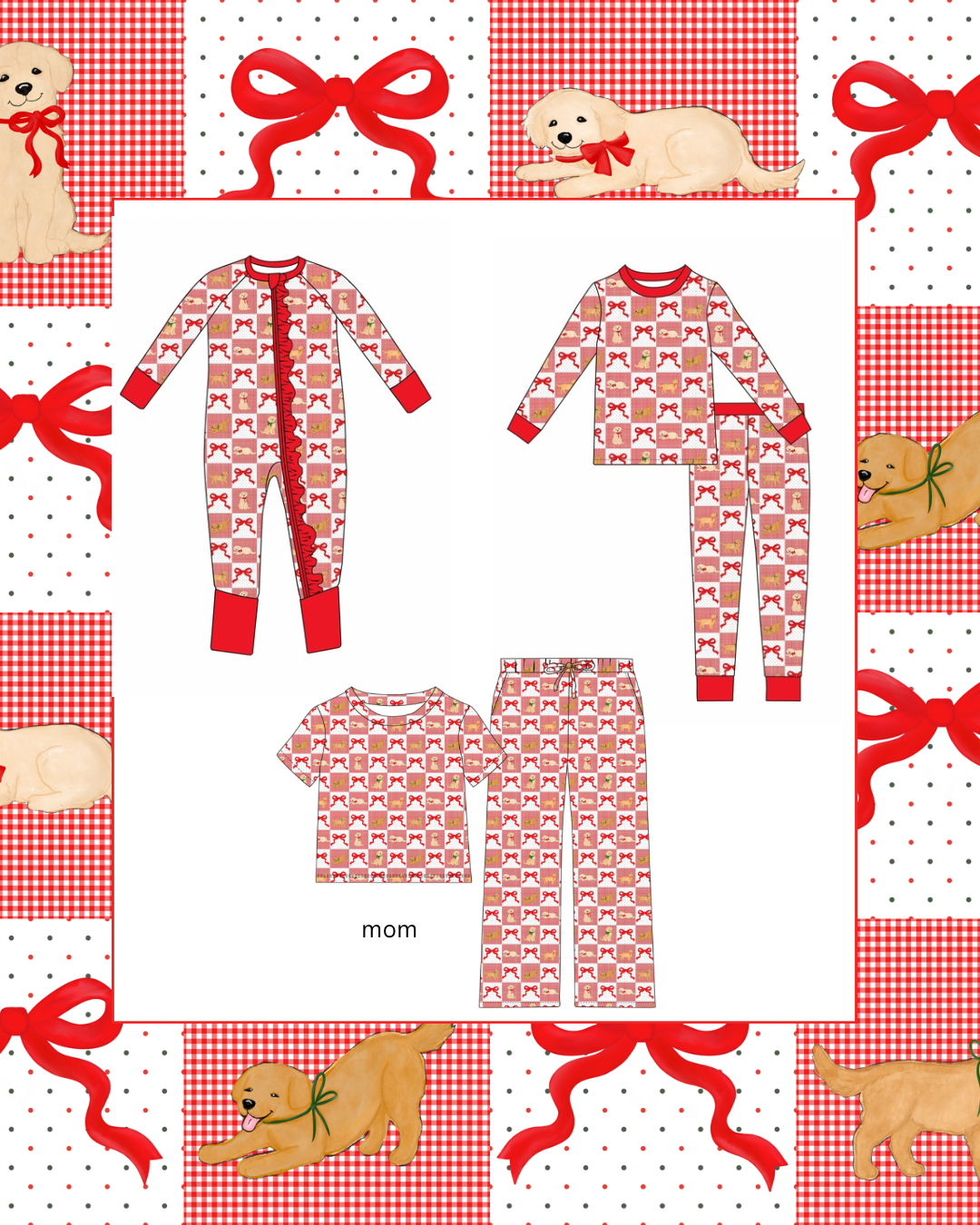 Golden Christmas Bamboo ADULT SET (ETA Nov)