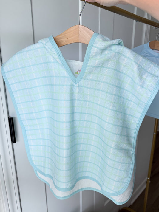 plaid towel cover up FINAL SALE