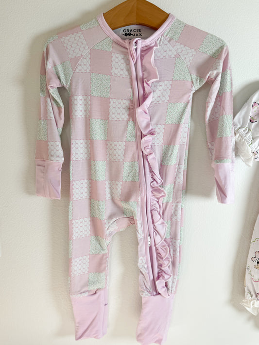 patchwork bamboo zippy