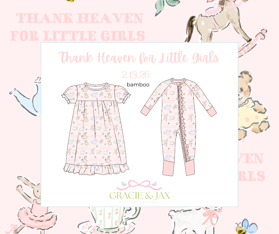 Thank Heaven for little girls bamboo nightgown EXTRAS