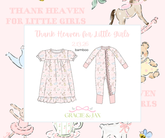 Thank Heaven for little girls bamboo ZIPPY EXTRAS