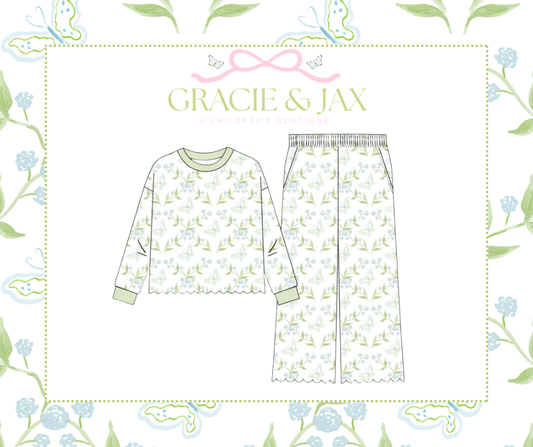 Hydrangeas and Butterflies Set