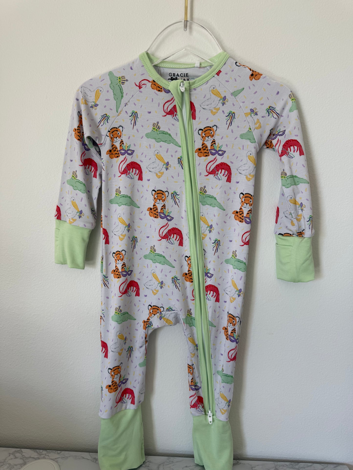 Mardi Gras Bamboo Zippy