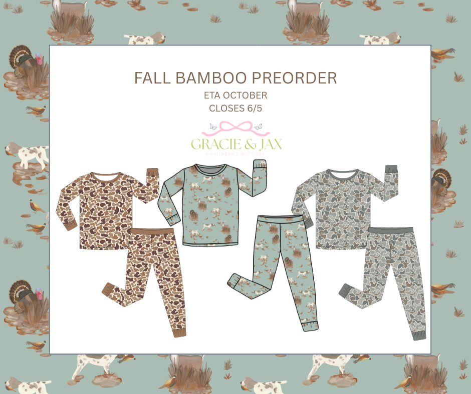 BOY'S Bamboo SET (ETA OCTOBER)
