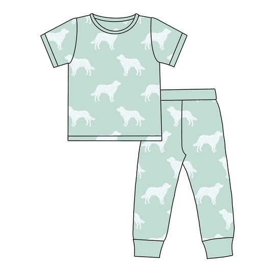 Camo Goldens bamboo 2 piece set