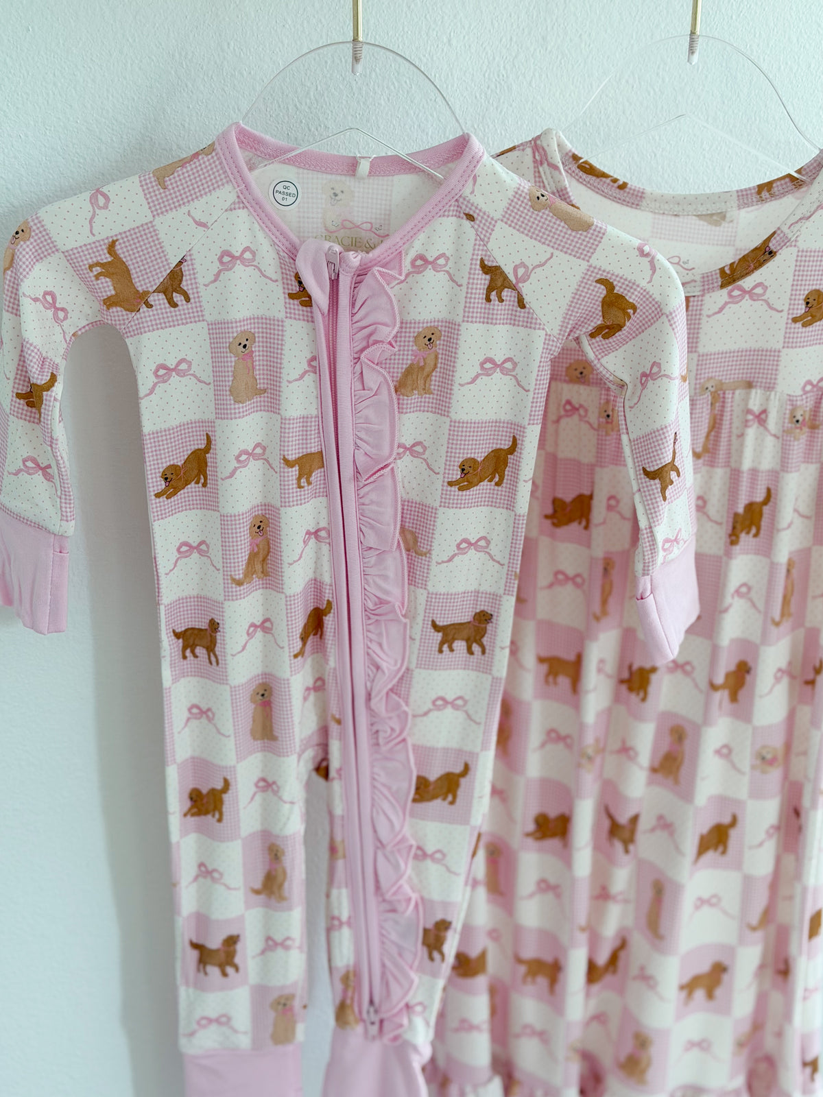 preppy golden patchwork bamboo ZIPPY