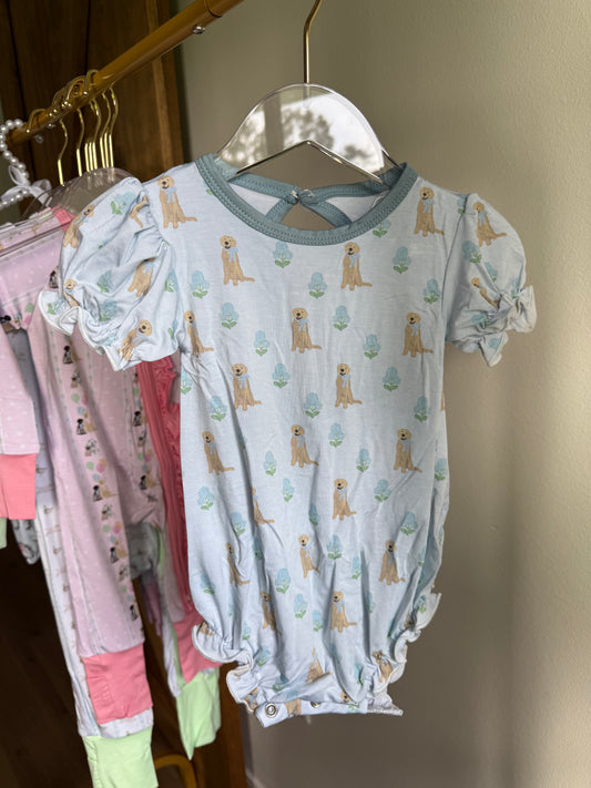Floral Goldens Bamboo Bubble