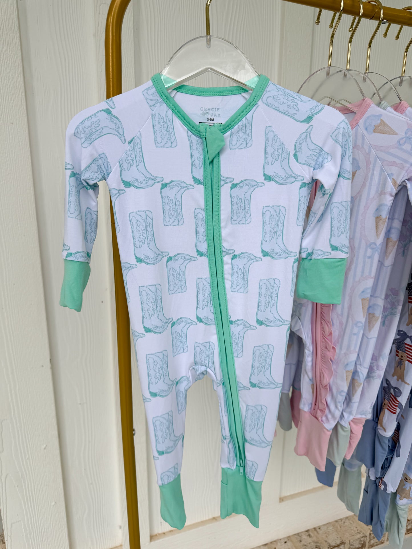 Boy Boots Bamboo Zippy