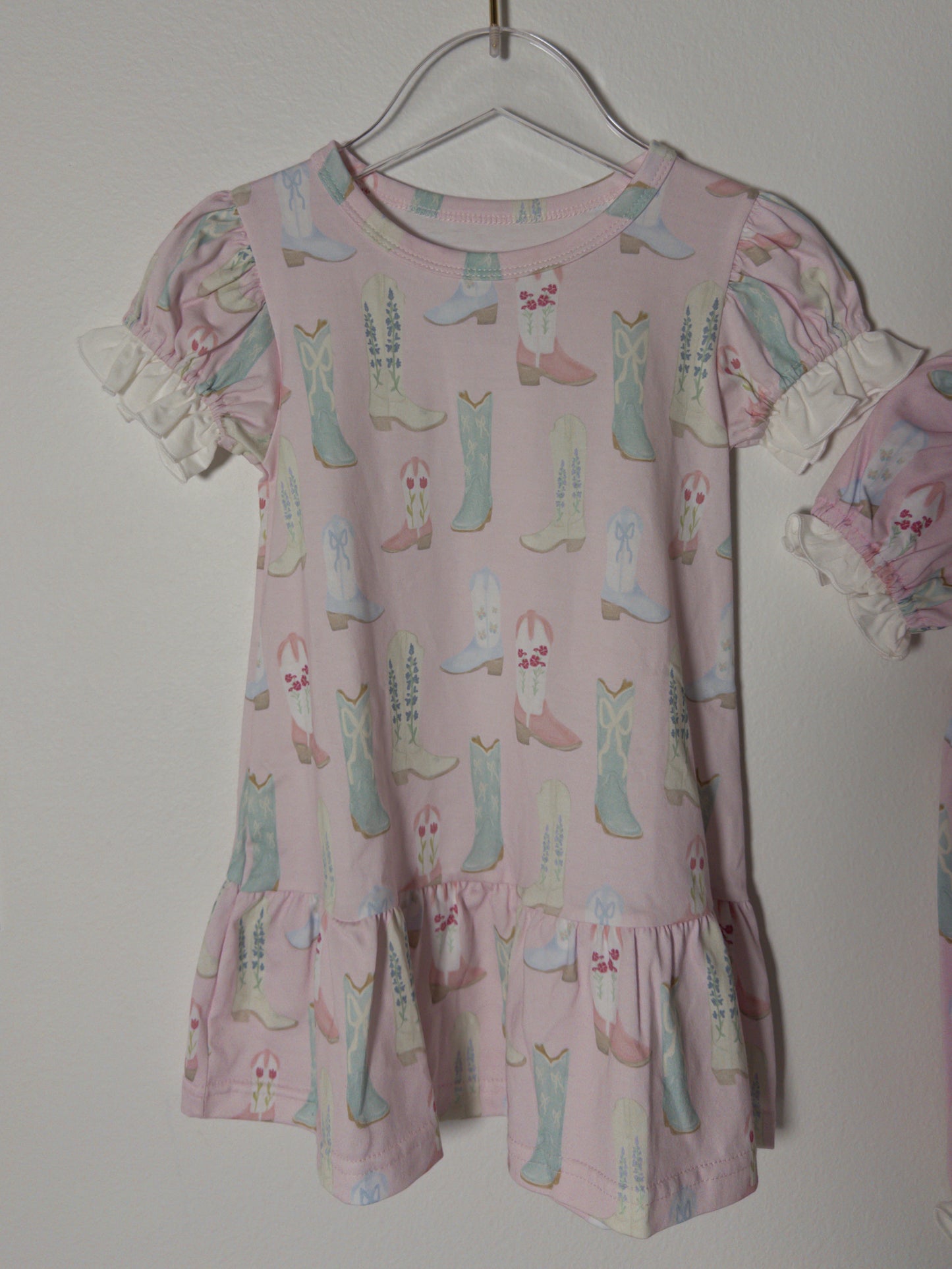 Girly Boots Pima Cotton DRESS