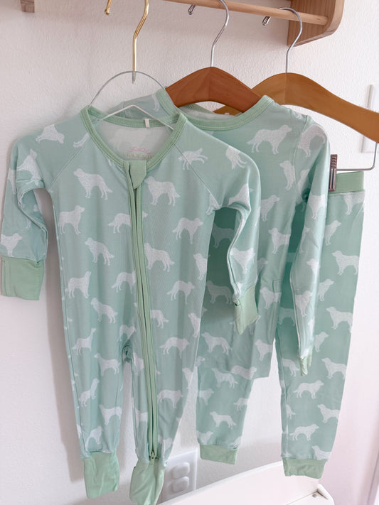 Camo Goldens bamboo zippy