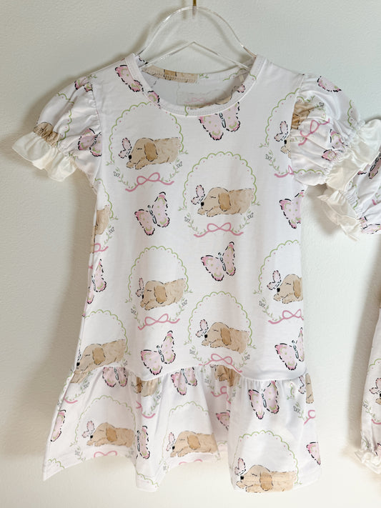 butterfly kisses dress (pima cotton)