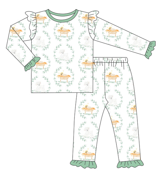 NATIVITY GIRLS PANT SET