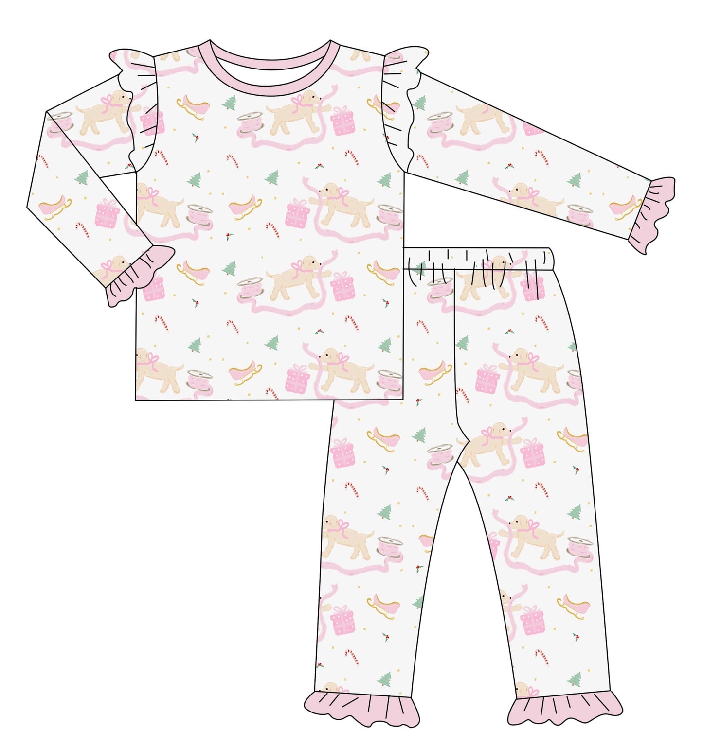 PINK PUPPY PRESENTS - PANT SET