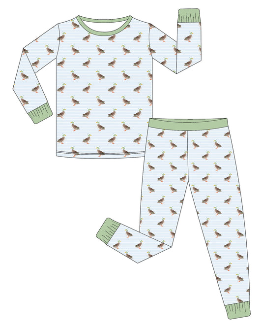 CHRISTMAS MALLARDS - KIDS PANT SET