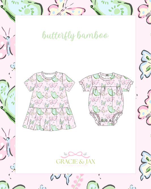 Spring Blooms Butterfly Bamboo Bubble