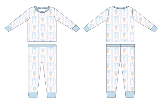 Girly Ice Cream Bamboo set